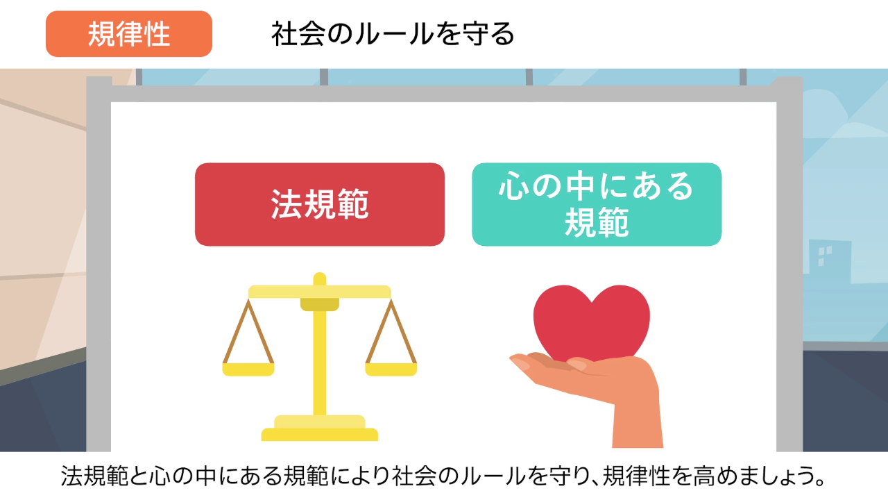 社会人基礎力　規律性